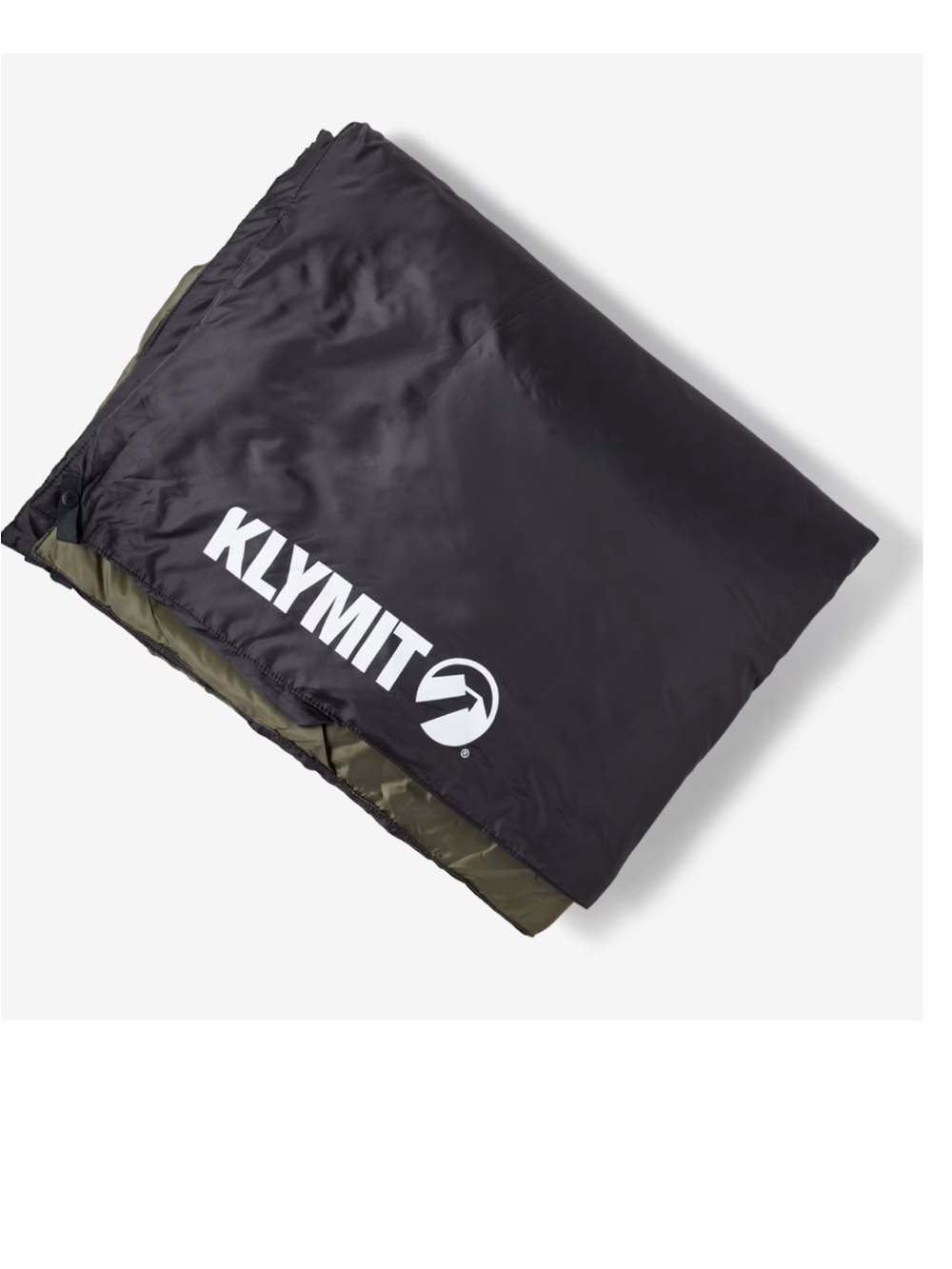 Klymit Sleep Outside Versa Blanket Green and Black. NWOT